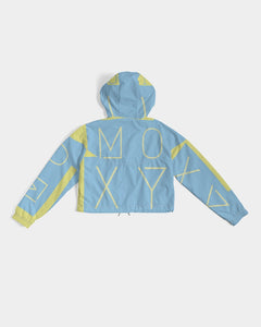 Blu Lemonade  Women's Cropped Windbreaker