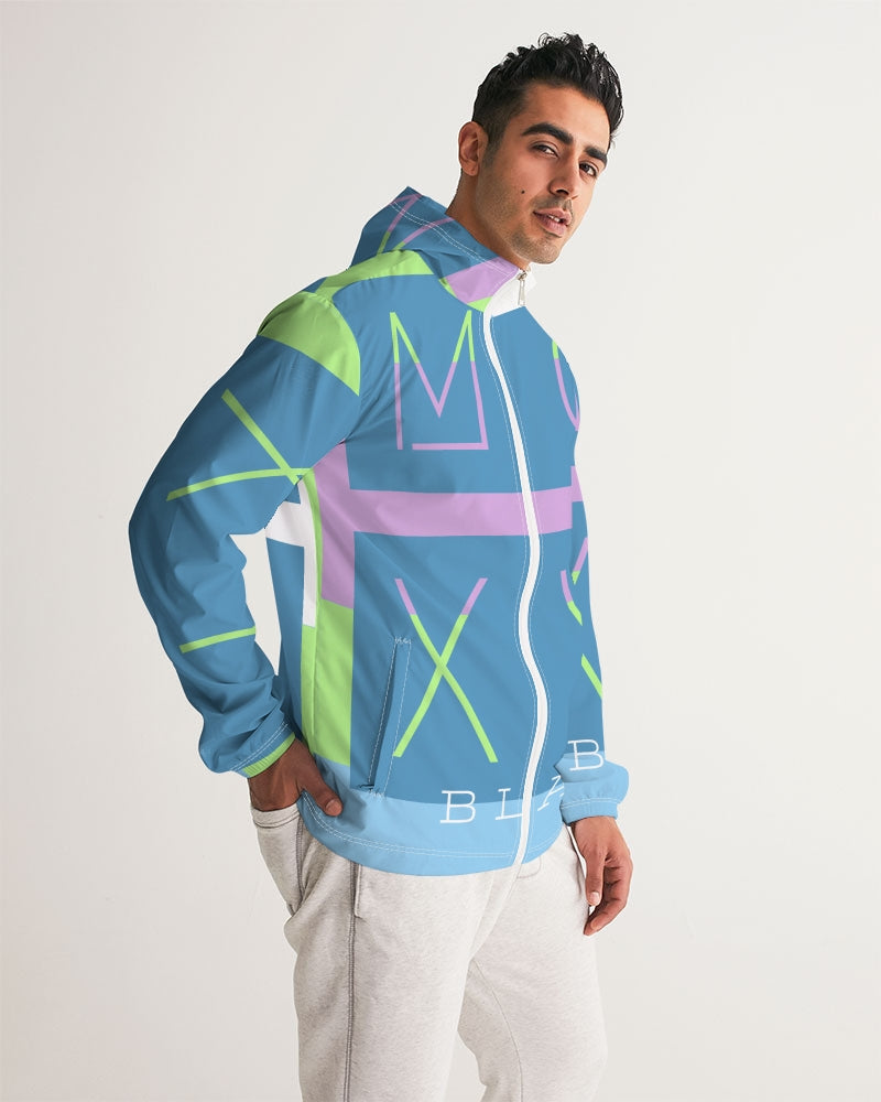 Ocean Blu x MOXYBLAQ Men's Windbreaker