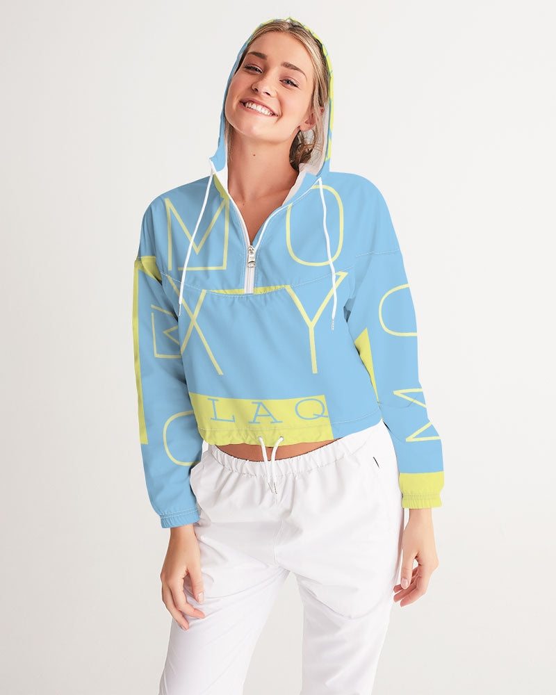 Blu Lemonade  Women's Cropped Windbreaker