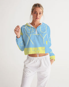 Blu Lemonade  Women's Cropped Windbreaker