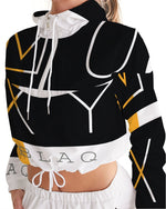 Load image into Gallery viewer, MOXYBLAQ Women&#39;s Cropped Windbreaker
