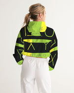 Load image into Gallery viewer, Women&#39;s Cropped Windbreaker x MOXYBLAQ rasta
