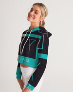 Load image into Gallery viewer, MOXYBLAQ melo Dip Women&#39;s Cropped Hoodie
