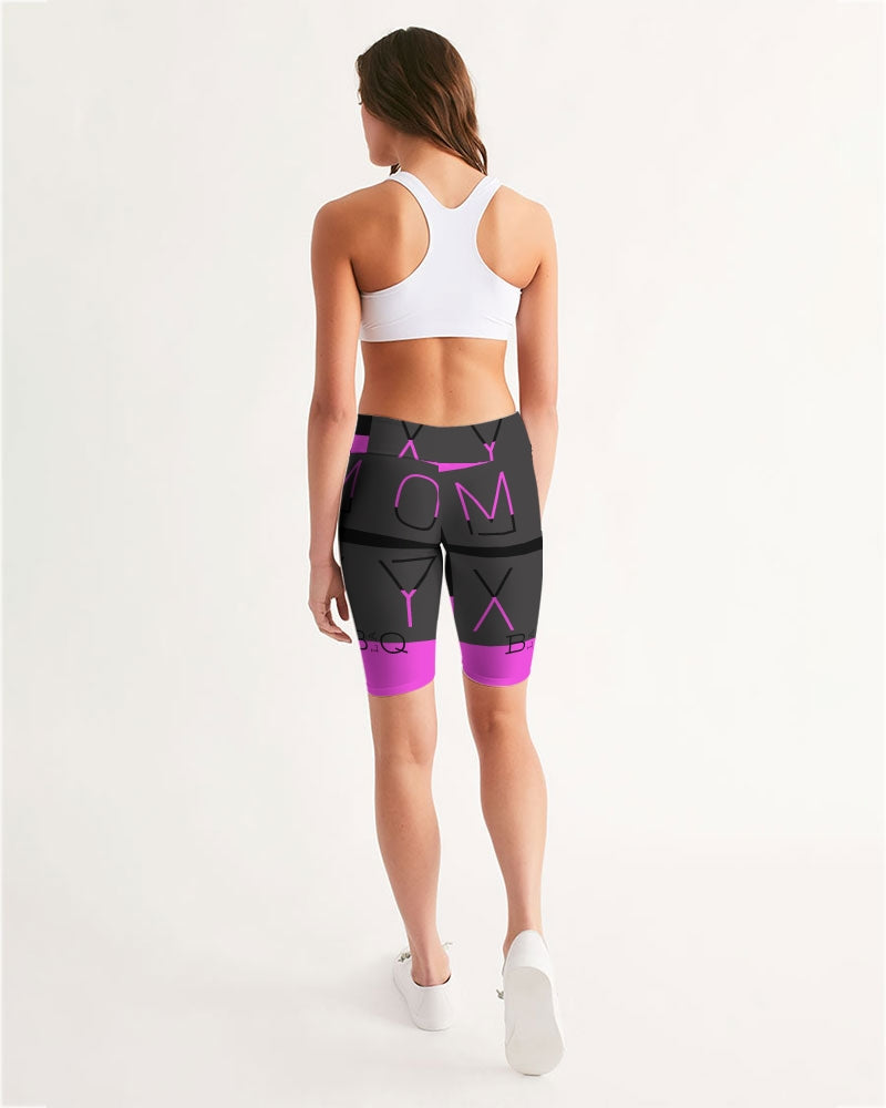 MOXYBLAQ  Women's Mid-Rise Bike Shorts