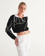 Load image into Gallery viewer, Blackout Women&#39;s Cropped Windbreaker
