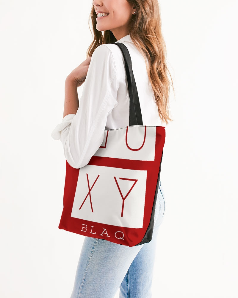 MOXYBLAQ Canvas Zip Tote