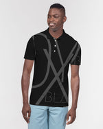 Load image into Gallery viewer, Men&#39;s Slim Fit Short Sleeve Polo BLACKOUT
