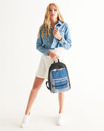 Load image into Gallery viewer, Blue Diamond MOXYBLAQ  Small Canvas Backpack
