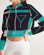 Load image into Gallery viewer, MOXYBLAQ melo Dip Women&#39;s Cropped Hoodie
