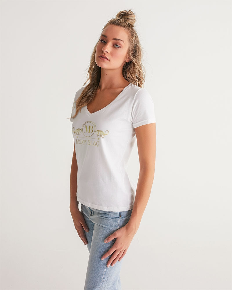 MOXYBLAQ Women's V-Neck Tee