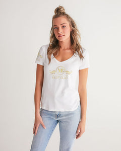 MOXYBLAQ Women's V-Neck Tee