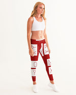 Load image into Gallery viewer, MOXYBLAQ Women&#39;s Yoga Pants RED ALERT
