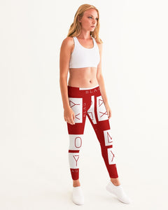 MOXYBLAQ Women's Yoga Pants RED ALERT