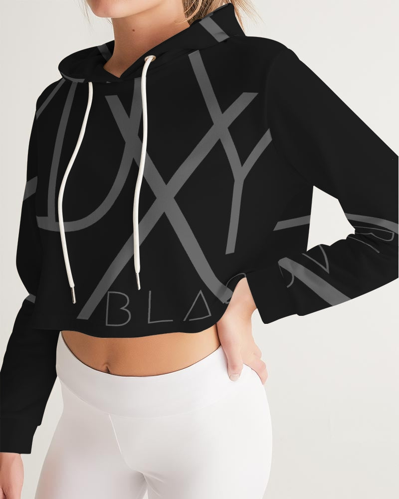 Blackout Women's Cropped Hoodie