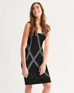 Load image into Gallery viewer, Blackout Women&#39;s Midi Bodycon Dress
