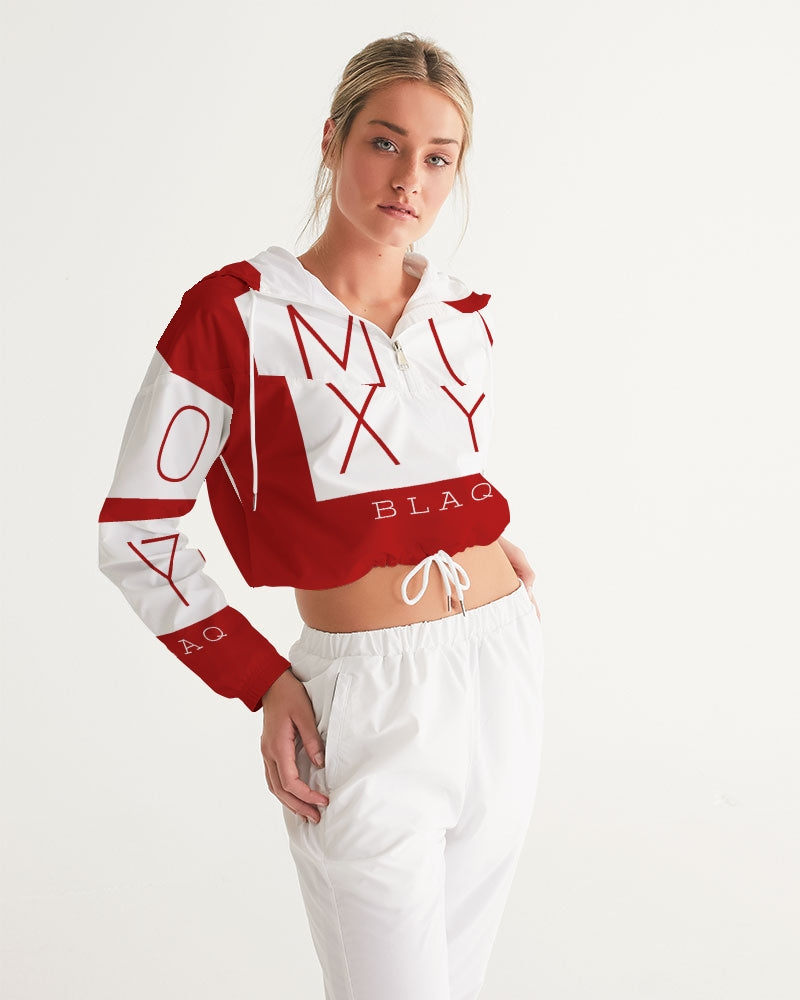 MOXYBLAQ  Women's Cropped Windbreaker