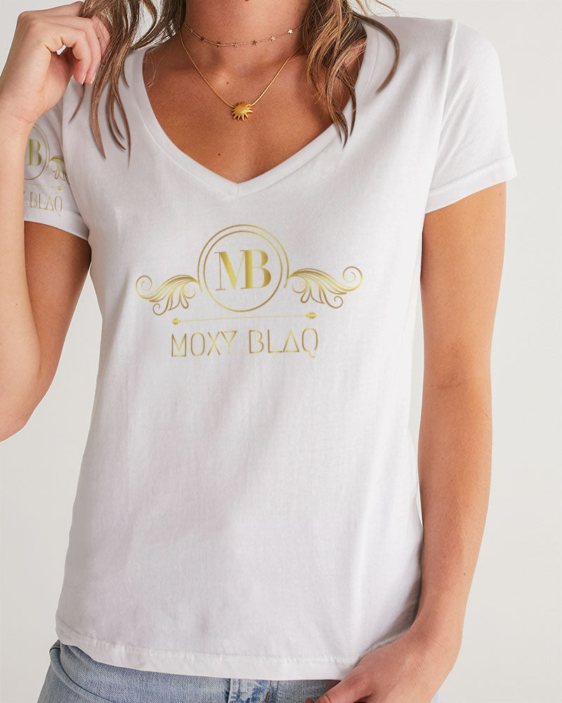 MOXYBLAQ Women's V-Neck Tee