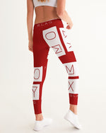 Load image into Gallery viewer, MOXYBLAQ Women&#39;s Yoga Pants RED ALERT
