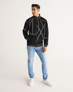 Load image into Gallery viewer, Blackout Men&#39;s Stripe-Sleeve Track Jacket
