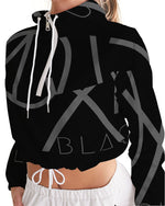 Load image into Gallery viewer, Blackout Women&#39;s Cropped Windbreaker
