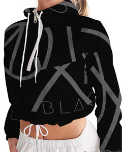 Blackout Women's Cropped Windbreaker