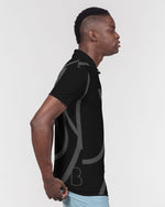 Load image into Gallery viewer, Men&#39;s Slim Fit Short Sleeve Polo BLACKOUT
