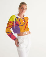 Load image into Gallery viewer, Women&#39;s Cropped Windbreaker &quot;Honeyberry
