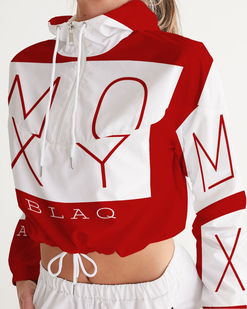 MOXYBLAQ  Women's Cropped Windbreaker