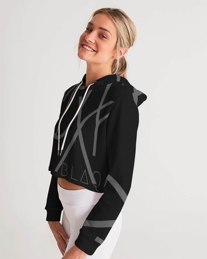 Blackout Women's Cropped Hoodie