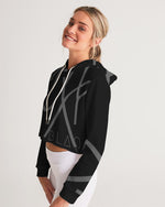 Load image into Gallery viewer, Blackout Women&#39;s Cropped Hoodie
