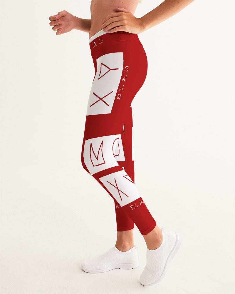 MOXYBLAQ Women's Yoga Pants RED ALERT