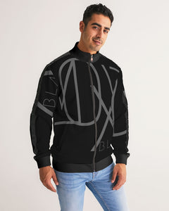 Blackout Men's Stripe-Sleeve Track Jacket