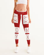 Load image into Gallery viewer, MOXYBLAQ Women&#39;s Yoga Pants RED ALERT
