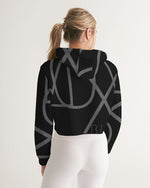 Load image into Gallery viewer, Blackout Women&#39;s Cropped Hoodie
