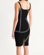 Load image into Gallery viewer, Blackout Women&#39;s Midi Bodycon Dress
