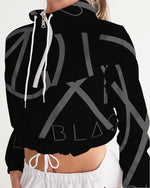 Load image into Gallery viewer, Blackout Women&#39;s Cropped Windbreaker
