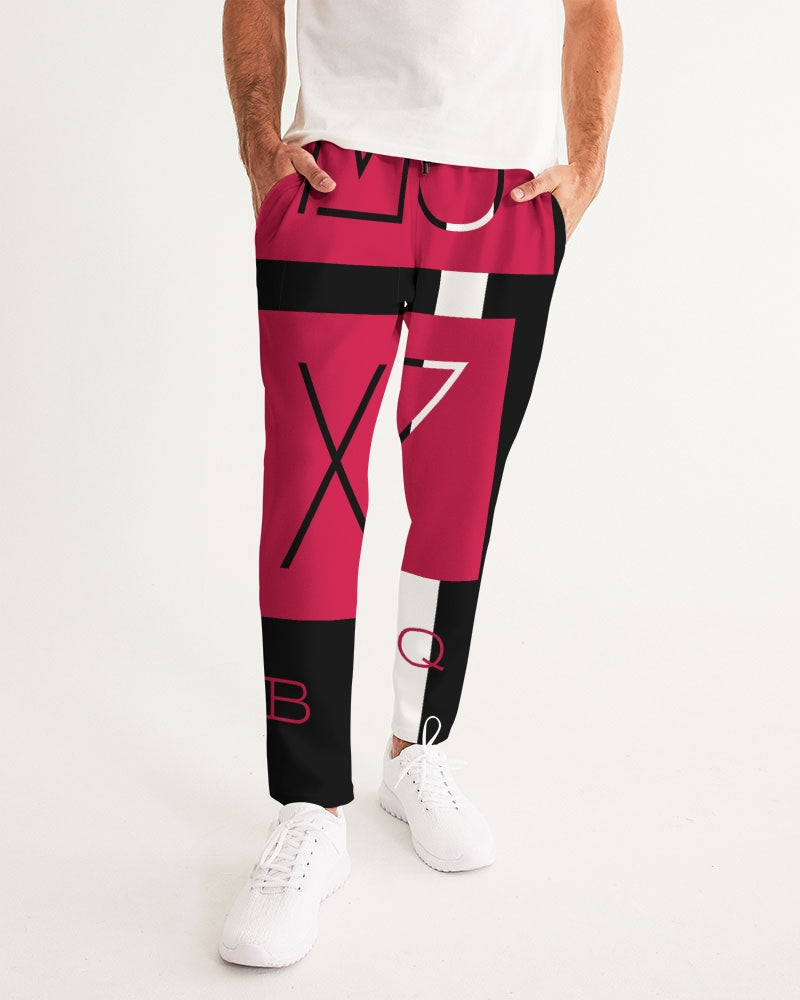 MOXYBLAQ Men's Joggers. Red Flex