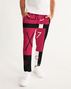 MOXYBLAQ Men's Joggers. Red Flex