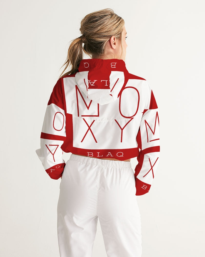 MOXYBLAQ  Women's Cropped Windbreaker