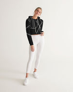 Load image into Gallery viewer, Blackout Women&#39;s Cropped Hoodie
