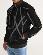 Load image into Gallery viewer, Blackout Men&#39;s Stripe-Sleeve Track Jacket
