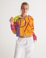 Load image into Gallery viewer, Women&#39;s Cropped Windbreaker &quot;Honeyberry
