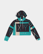 Load image into Gallery viewer, MOXYBLAQ melo Dip Women&#39;s Cropped Hoodie
